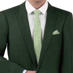 This minimalist floral design evokes simplicity with the peppering of wild daisies throughout. Classic Spring Suit And Tie Accessories For Semi-formal, Classic Formal Ties With Floral Print, Elegant Suit And Tie Accessories For Business In Spring, Elegant Spring Business Suit And Tie Accessories, Elegant Green Suit And Tie Accessories For Spring, Classic Tie For Semi-formal Spring Occasions, Classic Ties For Semi-formal Spring Occasions, Classic Semi-formal Ties For Spring, Green Spring Ties