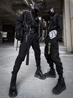 40 Birthday Party, Futuristic Clothing, Techwear Pants, 40 Birthday, Techwear Outfits, Techwear Fashion, Cyberpunk Clothes, Dark Outfits, Black Outfits