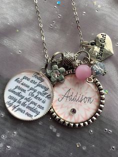 "© 2015 Trendy Tz Upon checkout please include the following in \"notes to seller\" 1. Name of Flower Girl/Jr. bridesmaid What a beautiful and PERFECT gift to give to your special Flower Girl or Jr. Bridesmaid on your Special Day. We LOVE this and she will too! The first pendant has the flower girl's name and the second pendant has the quote \"Today you are young but soon you will be grown. So here is something old you can carry on the wedding day of your own\". This necklace comes with a silver Flower Girl Flower, Jr Bridesmaid, Flower Girl Necklace, Children's Jewelry, Daughter In Law Gifts, Necklace Quotes, Girl Necklace, Special Flowers, Personalized Bride