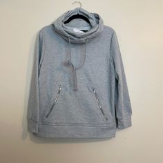 Tecrew Grey Hoodie Size M Spring Crew Hoodie For Streetwear, Casual Fleece Sweatshirt With Funnel Neck, Spring Fleece Sweater With Drawstring Hood, Sporty Crew Hoodie For Spring, Spring Athleisure Sweater, Casual Fleece Top With Funnel Neck, Spring Crew Sweatshirt, Casual Hoodie With Funnel Neck, Spring Sporty Funnel Neck Sweatshirt