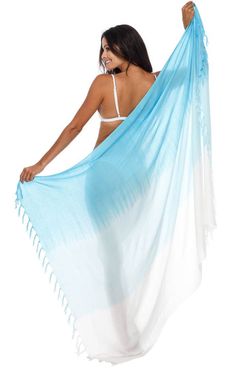 STYLISH BEACH BIKINI SARONG: If you are looking for a comfortable wrap to wear for your vacation getaway, Shu-Shi has vibrant beach sarongs made for you. Stylish tye dye sarongs for women are the perfect beach, cruise, resort and vacation accessory. Great for daring men as well! SOFT AND LUXURIOUS: Our sarong cover ups are made from soft fast-drying rayon fabric. Breathable material that you can wrap around you and create trendy new looks with the versatile beach skirt. This bathing suit wrap sa Long Beach Skirt, Kimono Swim Cover Up, Wrap Bathing Suit, Swimsuit Wrap, Wrap Swimsuit, Skirt Coverup, Skirt Swimsuit, Black Beach, Beach Sarong