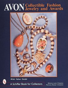 One of the nation's biggest suppliers of costume jewelry since the 1970s, Avon's vast body of work is omnipresent in the antiques and collectibles market. Authors Monica Lynn Clements and Patricia Rosser Clements have compiled a complete tour of the subject for new and old collectors alike. Avon Collectible Fashion Jewelry and Awards is an indispensable guide to the full range of Avon costume jewelry, with approximately 450 detailed color photos and current market values for more than a thousand Pinup Tattoos, Costume Jewelry Makers, Jewelry Knowledge, Antique Costume Jewelry, Avon Collectibles, Jewelry Ads, Avon Jewelry, Vintage Avon, Jewelry Maker