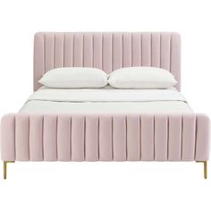 King Blush Bedding, Bone Inlay Side Table, Dreams Will Come True, Glam Design, Full Platform Bed, Tufted Bed, Upholstered Panel Bed, Velvet Bed, Gold Legs