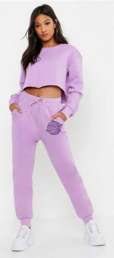 Enhanced microfiber fleece to help keep you warm and sweat free. With a comfortable feel. Fabric: Body: 100% polyester Machine wash Imported Sweater And Sweatpants, Sweatpants Women, Mini Denim Shorts, Lavender Sweater, Red Pear, Ladylike Style, Sweater Layering, Pretty Purple, Nails Coffin