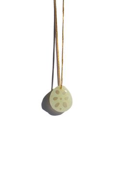 Necklace Nephrite Untreated Lotus root jade pendant necklace is a celebration of this holiday season as a symbol of harmony and unity. Featuring an adjustable gold-plated S925 silver box chain, the lotus root pendant necklace adds a subtle pop of green to any outfit. It's great for everyday wear as well as a gift for your loved ones. Natural and untreated nephrite. Made by handwork of carving and polishing. Because of the gemstone’s natural characteristics, each piece may vary slightly in colors Luxury Jade Necklaces For Meditation, Jade Pendant Flower, Luxury Jade Necklaces For Healing, Lotus Root, Jade Pendant Necklace, Lotus Jewelry, Jade Necklace, The Lotus, Silver Box