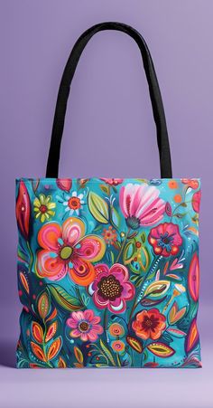 Colorful Flower Bag for Summer Accessories for Women Tote Bag Hippie Tote Bag Canvas Boho Tote Bag Birthday Gift Turquoise Pink Orange Tote - Etsy Hippie Tote Bag, Boho Tote Bag, Bright Decor, Boho Tote, Flower Bag, Fabric Printing, Bag Canvas, Pink Turquoise, Summer Accessories