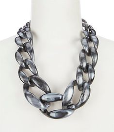 Women's Statement Necklaces | Dillard's Trendy Metallic Party Jewelry, Trendy Metallic Jewelry For Party, Party Metallic Necklaces, Elegant Iridescent Necklace For Parties, Baby Costumes Girl, Chunky Jewelry, Statement Necklaces, Accessories Jewelry Necklace, Dillard's