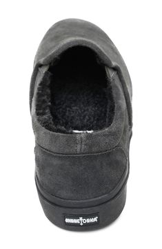 Cozy comfort is the name of the game with a cushy slipper made with a fleecy-soft lining and rubber sole for indoor/outdoor wear. Style Name:Minnetonka Alden Slipper (Men). Style Number: 6121146. Casual Slip-on Slippers With Plush Lining, Comfortable Slip-on Slippers With Plush Lining, Comfortable Low-top Indoor Slippers, Winter Slip-ons With Cushioned Footbed, Winter Cushioned Slip-ons, Comfortable Winter Slip-ons, Minnetonka Slippers, Branded Shoes For Men, Slipper Shoes