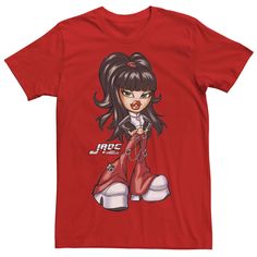 Show off your passion for fashion with this men's Bratz tee.  Crewneck Short sleevesFABRIC & CARE Cotton Machine wash Imported Show off your passion for fashion with this men's Bratz tee.  Licensed Character  Show off your passion for fashion with this men's Bratz tee. Size: M. Color: Red. Gender: male. Age Group: adult. Pattern: Graphic. Casual Red Top For Fan Conventions, Trendy Red T-shirt With Character Print, Bratz Girl, Bratz Jade, Bratz Girls, Mode Hippie, T Shirt Image, Custom Clothing, Summer Fits