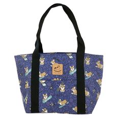 This Is A High Quality, Brand Name Uma Hana, Dumpling Shoulder Tote Bag. It Is Fashionable And Functional With Waterproof Outer Material And Water Repellent Inner Lining. It Is Lightweight And Comfortable To Carry. There Are Also Plenty Of Pockets To Stay Organized And Plenty Of Space To Store All Of Your Essentials. A Perfect Gift For Any Dog, Pet Or Snowboard Lover. Be Prepared To Get Plenty Of Compliments With This Cute & Unique Design! Pattern: Snow Corgi Color: Blue Size: 37(L) X 13.5(W) X Blue Tote Lunch Bag For Travel, Casual Lunch Bag With Removable Pouch For Daily Use, Trendy Weekend Bags With Pockets, Blue Shoulder Bag For The Weekend, Casual Blue Lunch Bag For Travel, Trendy Blue Bag For Weekend, Blue Softback Shoulder Bag For Daily Use, Casual Blue Travel Lunch Bag, Blue Rectangular Everyday Lunch Bag