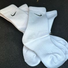 Brand New Never Worn Nike Socks Nike Socks, Nike White, White Nikes, Women's Nike, Nike Women, White Black, White And Black, Socks, Black White