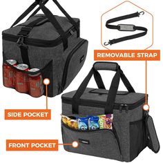 an image of cooler bag with instructions