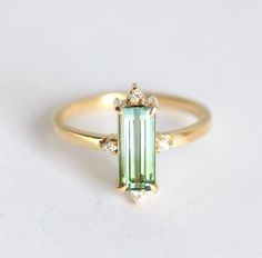 Unique Tourmaline Ring, Watermelon Tourmaline Ring, Baguette Engagement Ring, Bicolor Tourmaline Ring, Ooak Engagement Ring, Green Blue Ring by MinimalVS on Etsy https://www.etsy.com/listing/498675762/unique-tourmaline-ring-watermelon Watermelon Tourmaline Engagement Ring, Gothic Jewelry Rings, Watermelon Tourmaline Ring, Gothic Engagement Ring, Tourmaline Engagement Ring, Baguette Engagement Ring, Ring Baguette, The Bling Ring, Blue Engagement Ring