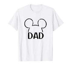 PRICES MAY VARY. Officially Licensed Disney Mickey And Friends Apparel for Women - Men - Boys - Girls - Toddler; Mickey And Friends T-Shirts; Mickey Mouse; Magic; Disney+; Disney Plus; Disneyland; Birthday Gift; Father's Day T-Shirt; Dad T-Shirt; Family Trip; Gift For Dad; 23DNMC01088A-001 Lightweight, Classic fit, Double-needle sleeve and bottom hem Friends Tshirt, Father's Day T Shirts, Disney Plus, Men Boys, Mickey Ears, Mickey And Friends, Disney Mickey, Branded T Shirts, Tshirt Logo