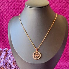 Presenting the Love Circle Necklace, a captivating piece that beautifully combines elegance and charm. Featuring a sparkling circular pendant with the word "Love" delicately inscribed, this necklace is designed to be a symbol of affection and sophistication. The pendant is surrounded by dazzling CZ stones that add a touch of brilliance to your look. . Material: 18k rose gold-plated,  stainless steel . Pendant Size: Width 1.5 cm, Height 1.5 cm . Chain length: 18inch with an adjustable clasp . Occasion: Ideal for everyday wear, special events, or as a thoughtful gift for someone special. . Gift: Perfect for birthdays, anniversaries, or just to show appreciation. .Features:HypoallergenicAnti-tarnishDurable and long-lasting Valentine's Day Rose Gold Clavicle Chain Necklace, Rose Gold Heart Pendant Necklace For Her, Rose Gold Heart Pendant Necklace Gift For Her, Rose Gold Jewelry For Valentine's Day Anniversary, Rose Gold Heart Necklace With Clavicle Chain, Rose Gold Clavicle Chain For Valentine's Day, Rose Gold Heart Necklace With Adjustable Chain For Anniversary, Rose Gold Clavicle Chain Jewelry For Anniversary, Rose Gold Heart Necklace With Adjustable Chain For Her