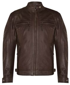 New Mens Womens Boots Luggage Men's Coco Brown Leather Retro Jacket Classic Rock Racing Quilted Biker Jacket Imbued with a classic biker spirit, this jacket exudes style. Sumptuously crafted in soft Nappa leather this slim fitting design boasts a stylish biker silhouette that delivers sleek sophistication. This jacket features quilted shoulders and yoke, a YKK zip fastening up the front to a short tab collar and includes four external pockets for added practicality. The cuffs can be buttoned and Mens Luggage, Retro Jacket, Biker Jacket, Nappa Leather, Classic Rock, Stand Collar, Vest Jacket, Brown Leather, Jackets & Coats