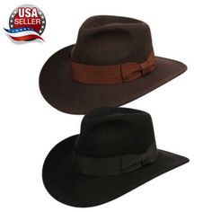 Solid Flat Brim Felt Hat For Winter, Wool Felt Hat For Rodeo In Winter, Winter Outdoor Felt Hat With Flat Brim, Western Style Fitted Felt Hat For Winter, Winter Western Fitted Felt Hat, Fitted Western Felt Hat For Winter, Western Fitted Felt Hat For Winter, Winter Wool Hat Bands, Fitted Wool Hat Bands For Winter