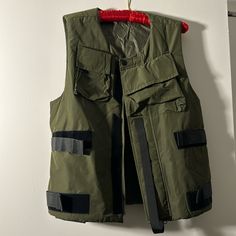 Purchased From Sample Sale Without Wash Tag And Size. Shoulder 15.5 Inch Waist Is Adjustable, Fits Like Size Small To Medium. Vintage Balenciaga, Balenciaga Men, Coats Vintage, Man Quilt, Balenciaga Mens, Quilted Vest, Sample Sale, Balenciaga, Mens Jackets