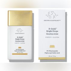 My 8 Year Old Daughter Thought She Wanted Some Drunk Elephant Products For Christmas But She Broke Out Using A Few Of The Other Products So We Didn’t Even Attempt This One. It’s Never Been Used. No Product Has Ever Come Out Of The Spout. *Always Sold Out* Drunk Elephant Products, Fade Hyperpigmentation, Drunk Elephant Skincare, Elephant Colour, Mulberry Leaf, Marula Oil, Makeup Bronzer, Drunk Elephant, Skin Care Serum