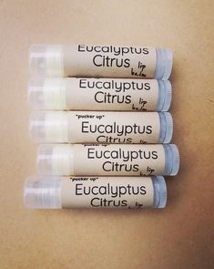 Pucker up baby! Eucalyptus Citrus lip balm ... made with Therapeutic-Grade Essential Oils and Organic Beeswax. No flavor oils added. All natural lip care. 😊 Handmade lip balm made by yours truly. I have been making lip balms for about 5 years. I feel like I have perfected it to be just how I like it. Smooth and soft and hydrating. Ingredients: Organic Beeswax, Jojoba Oil, Sweet Almond Oil, Vitamin E, Therapeutic-Grade Essential Oils 💞 When you buy from our shop, your support helps other famili Essential Oil Lip Balm, Handmade Lip Balm, Animal Husbandry, Flavored Oils, Natural Lip Balm, Natural Lip, School Children, Lip Balms, Natural Lips