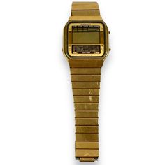 Vintage Seiko Databank Memory Digital Watch 1409-5009 Men's Gold Tone Untested Seiko Databank Memory Digital watch Reference 0409-5009 A0 Yellow gold tone metal **Item is untested and is being sold as not running. It was purchased from a collector and most likely just needs a new battery. If there are any issues at all, we offer completely free 30 day returns. Additionally, there are minor scratches on the band. An example of this can be seen in the last picture ** Brand: Seiko Gender: Men's Mpn Seiko Gold, Watch Reference, Mens Gold, Wristwatch Men, Digital Watch, Vintage Accessories, Gold Tone Metal, Accessories Watches, Wrist Watch