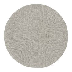 a round rug on a white background