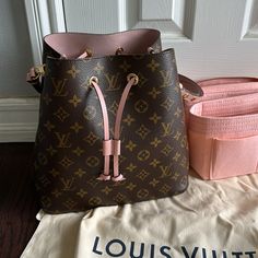 Authentic Lv Neonoe Bucket Bag Comes With Dustbag And 2 Bag Inserts In Excellent Condition, Inside Has A Couple Of Small Stains Which Are Shown In The Pictures. Thank You And Please Submit Your Best Offer. Lv Neonoe, Louis Vuitton Neonoe, Bag Insert, Bags Louis Vuitton, 2025 Vision, Louis Vuitton Bags, Louis Vuitton Bag, Bucket Bag, A Couple