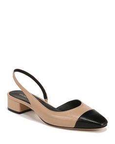 Veronica Beard Women's Cecile Slip On Slingback Pumps Beige Slingback Pumps With Removable Insole For Work, Classic Cream Slingback Pumps For Work, Chic Beige Slingback Pumps With Removable Insole, Chic Cream Slingback Pumps For Work, Beige Slingback Pumps With Contrasting Heel For Work, Elegant Beige Sandals For Work, Beige Slingback Pumps For Work, Beige Slingback Sandals For Work, Beige Slingback Pumps With Contrasting Heel For Formal Occasions