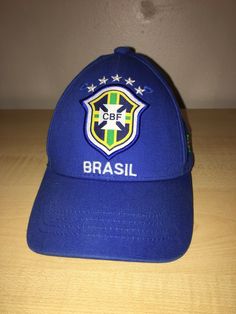 BRASIL CBF Baseball Cap Hat Blue Green Yellow Adjustable Boys Size Youth. Condition is preowned from a smoke free home. Please see all pictures. Message with any questions before buying! Ships with USPS First Class Mail. Blue Visor Fitted Hat For Sports Events, Blue Sports Hat, Blue Six-panel Sports Hat, Blue Sports Hat With Short Brim, Blue Six-panel Trucker Hat For Sports Events, Blue Curved Brim Baseball Cap For Sports, Blue Curved Brim Baseball Cap For Sports Events, Blue Six-panel Hat For Sports Events, Blue Short Brim Sports Hat