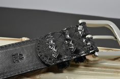 Caracteristics : Model : B- PYTHON Black Shiny Genuine Python Snake Skin ( build with only 1 entire piece of skin ) This belt is slightly padded, including 2 fix keepers also slightly padded Color : BLACK Shiny Handmade Width : 35 mm Length : 90 - 95 - 100 - 105 - 110 - 115 Thickness : aprox. 4 mm Waterproofed : NO Buckle : Inox steel brushed - FREE INCLUDED PLEASE CHECK YOUR SIZE CAREFULLY - WE THEREFORE HAVE INCLUDED A PHOTO IN THE LAST PICTURE TO AVOID MISTAKES WHILE ORDERING IF YOU ARE NOT S Designer Black Belt Buckles With Belt Included, Designer Adjustable Black Belt, Black Rectangular Belt For Formal Occasions, Elegant Handmade Adjustable Belt, Elegant Handmade Belt Buckles As Gifts, Black Leather Belt Buckles As Gift, Black Shiny Dress, Valentines Day Fashion, Nice Belts