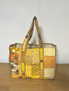 Find ideas๏ฟฝand inspiration for Indian Yellow Patchwork Quilted Shoulder Bag Women's Beach 100%Cotton Handbag US, Bags Summer Square Satchel For Shopping, Yellow Large Capacity Satchel For Summer, Summer Yellow Satchel With Large Capacity, Yellow Rectangular Satchel For Summer, Retro Style Bucket Bag For Travel, Retro Bucket Shoulder Bag For Travel, Retro Shoulder Bucket Bag For Travel, Retro Bucket Bag For Travel, Retro Travel Bucket Bag As Shoulder Bag