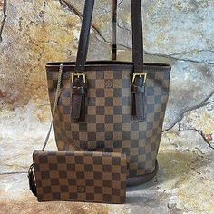 ad eBay - Louis Vuitton Marais Bucket Bag With Pouch Damier Ebene Shoulder Bag - Buy Now, click the link (eBay) Designer Handheld Bucket Bag For Travel, Designer Brown Shoulder Bag Pouch, Luxury Handheld Bucket Bag With Removable Pouch, Luxury Handheld Bucket Bag For Travel, Classic Shopping Pouch With Dust Bag, Designer Brown Bucket Bag With Removable Pouch, Luxury Bucket Pouch For Everyday Use, Luxury Bucket Pouch For Daily Use, Designer Travel Pouch With Removable Section