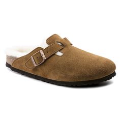 Boston Suede Leather Boston Shearling Birkenstock, Boston Shearling, Birkenstock Boston Shearling, Birkenstock Styles, Men Birkenstock, Birkenstock Women, Open Fire, Boston Clog, Calf Muscles