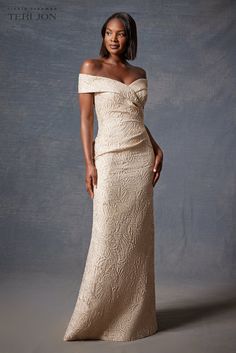 Color_Gold Champagne Mother Of The Bride Dresses, Neutral Mother Of The Bride Dress, Gold Mother Of The Bride Dress, Mother Of The Bride Short Hairstyles, Elegant Mother Of The Bride Dresses, Mother Of The Bride Gowns, Mother Of The Groom Dress, Mother Of The Groom Gowns, Shawl Neckline