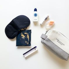 1st Class Travel Companion Kit. 1 Pair X Earplugs In Case 1 X Eye Mask In It's Own Pouch 1 X Portable / Foldable Comb 1 X L'occitane Ultra Rich Lip Balm: Full Size - 2 G / .07 Oz 1 X L'occitane Ultra Rich Lotion: Travel Size - 30 Ml / 1 Fl. Oz 1 X Loccitane Cosmetics Bag: Approx. 4"L X 7"W X 2"H N Sale Only Tags: Smart, Versatile, Trend, Fashion Staple, Happy, Experience, Bundle, Set, Deal, Healthy, Wellness, Natural, Wanderlust Vegan Cruelty Free Clean Natrual Health Wellness Beautiful Radiant Lotion Travel Size, Healthy Wellness, L Occitane, Cosmetics Bag, Earplugs, Travel Kit, Travel Kits, Ear Plugs, Trend Fashion