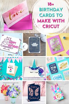 birthday cards to make with cricut