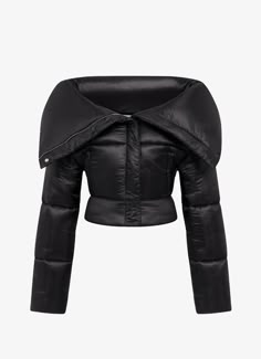 Shop the Alaïa Black Puffer Jacket for women. Shop the US store online now and receive free standard shipping. Black Fr, Black Puffer Jacket, Jacket Sweater, Leather Jacket Outfits, Puffer Jacket Women, Black Puffer, Jacket For Women