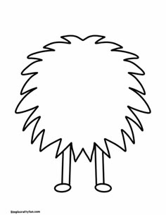 a black and white drawing of a hedgehog with its legs crossed on one leg