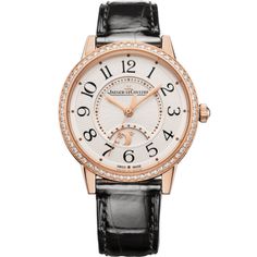 Jaeger-LeCoultre Rendez-Vous Night & Day - Q3442430 Watches Jaeger Lecoultre Watches, Night Day, Gem Diamonds, Jaeger Lecoultre, Rose Gold Case, Bracelet Cuir, Bar Bracelets, Gold Hands, Day For Night