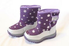 Girls Winter Snow Boots Purple Color Waterproof Mid Calf Anti Slippery Warm Europe Size - US Sizes 27 - 10 28 - 11  30 - 12 31 - 13  32 - 1 Big Kids Snow Boots Waterproof, Girls Winter Boots, Boots Waterproof, Winter Snow Boots, Winter Snow, Fashion Sewing, Snow Boots, Winter Boots, Big Kids