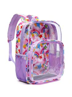 [ A PERFECT GIFT FOR KIDS ]-Recommended kindergarten school backpack for kids from 4 to 9 years old. The pretty backpack set is a perfect gift bags for your kids on back-to-school season. This backpack is prefect as a gifts for kids at christmas, valetine's day, or birthday. This bookbags set fits a variety of student demands, also perfect for travelling, camping, going to museum, zoo and other outdoor activities
 [ APPROXIMATE DIMENSIONS & LIGHTWEIGHT ]-- This kids backpacks for elementary Dime Multicolor Portable Student Bag, Multicolor Portable Bags For Back To School, Multicolor Portable Rectangular Backpack, Multicolor Portable Standard Backpack, Portable Multicolor Rectangular Backpack, Multicolor Portable Backpack For Back To School, Portable Multicolor Backpack For Back To School, Purple Rectangular Backpack For Study, Rectangular Purple Backpack For Study