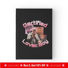 High-quality hardcover journal with wraparound print. 128 pages in ruled, graph or blank options. Certified Lover Boy BBL Drake Certified Lover Boy, Gift For Men, Hardcover Journals, Drake, Mens Gifts, Gifts For Women, Valentines Day, Valentines, Men And Women