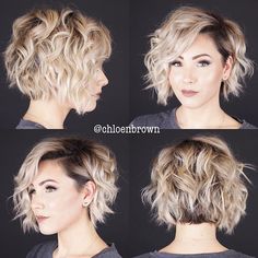 Brown Short Hair, Jeggings For Women, Penteado Cabelo Curto, Trending Hairstyles, Curly Hair Cuts, Short Curly Hair, Undercut, Browning, Hair Dos