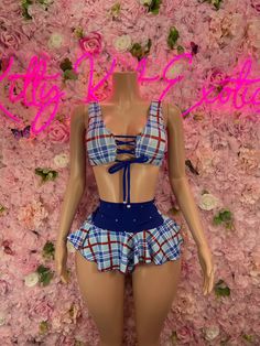 Two Piece Skirt Set SG Blue Fly Fits, Cute Flirty, Flirty Outfits, Dancers Outfit, Blue Cute, Stylish Women Fashion, Work Clothes, Really Cute Outfits, Set Outfit