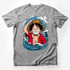 Anime Inspired Graphic Tee, Red Shirt, Cartoon Character Print, Casual Wear, Unisex T-Shirt Male T-Shirt Custom graphic T-Shirt.Customize your color Red Cotton T-shirt With Cartoon Print, Red Character Print Short Sleeve Tops, Red Cotton T-shirt With Character Print, Red Short Sleeve Tops With Character Print, Red Cartoon Print Graphic Tee, Red Cartoon Print T-shirt With Short Sleeves, Red Cartoon Print Short Sleeve T-shirt, Red Short Sleeve T-shirt With Cartoon Print, Red Crew Neck Shirt With Cartoon Print