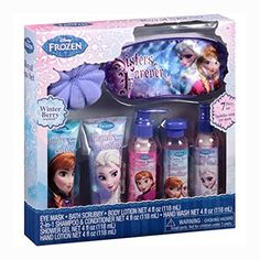 Disney Frozen Sisters Forever Royal Spa 7-Piece Bath Set Kids Bubble Bath, Frozen Toys, Frozen Sisters, Princess Toys, Sisters Forever, Spa Set, Bath Gift