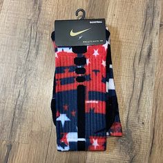 Brand New Rare, Vintage Digital Ink, Nike Elite, Nike Red, Athletic Socks, Men's Nike, Red Blue, Nike Men, Red And Blue, Socks