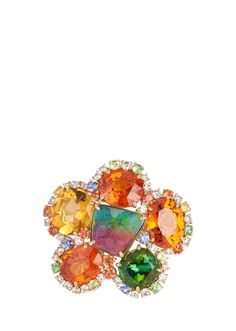 Find MARGOT MCKINNEY JEWELRY 18k Gold And Diamond Opal Ring on Editorialist. Margot McKinney Jewelry 18karat yellow gold Opal cabochon Beryl, tourmaline, mandarin garnet, orange and yellow sapphire White diamond pavé 1.22 total diamond carat weight Made in Australia Elegant Multicolor Cabochon Rings, Multicolor Cabochon Rings For Formal Occasions, Formal Multicolor Cabochon Rings, Luxury Multicolor Cabochon Rings, Fine Jewelry Multicolor Cabochon Gemstones, Multicolor Cabochon Gemstones Fine Jewelry, Multicolor Cabochon Gemstones For Fine Jewelry, Formal Multicolor Fine Jewelry Gemstones, Multicolor Cabochon Rings In Fine Jewelry Style