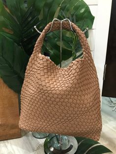 This woven bag trend is here to stay! The boho bag has a magnetic closure, removable interor base, and an additional zippered pouch! Woven Handbags, Zippered Pouch, Bag Trends, Boho Bag, Day To Night, Woven Bag, To Night, Everyday Bag, Hobo Bag