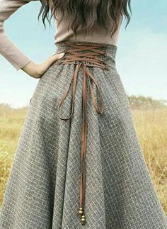 Detail Couture, Skirt Diy, Diy Skirt, Winter Vintage, Langer Rock, Plaid Skirt, 가을 패션, 여자 패션, Fall 2018